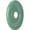 Ekena Millwork Berkshire PVC Medallion (Canopies up to 7"), 16"OD x 3 1/2"ID x 1"P, Metallic Sea Mist CMP16BEFSM - alternate 4